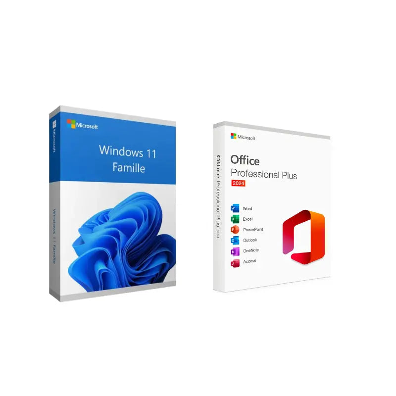 Pack clé Pack Office 2024 Professionnel Plus + Clé Windows 11 Famille OneKey Store